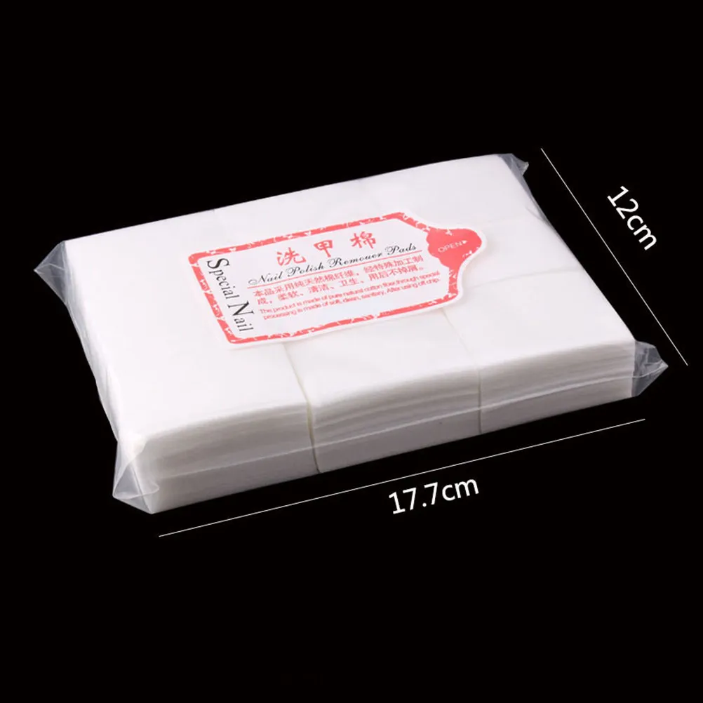 3000Pcs Disposable Nail Polish Remover Pads Soft Strong Absorbent Sanitary Wipes for Manicure Pedicure Gel Polish Cleaning