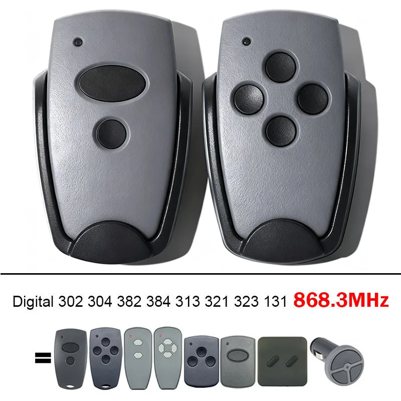 Marantec 868MHz Digital 302 304 382 384 313 321 323 131 Garage Door / Gate Remote Control Duplicator 868.3MHz Clone Transmitter