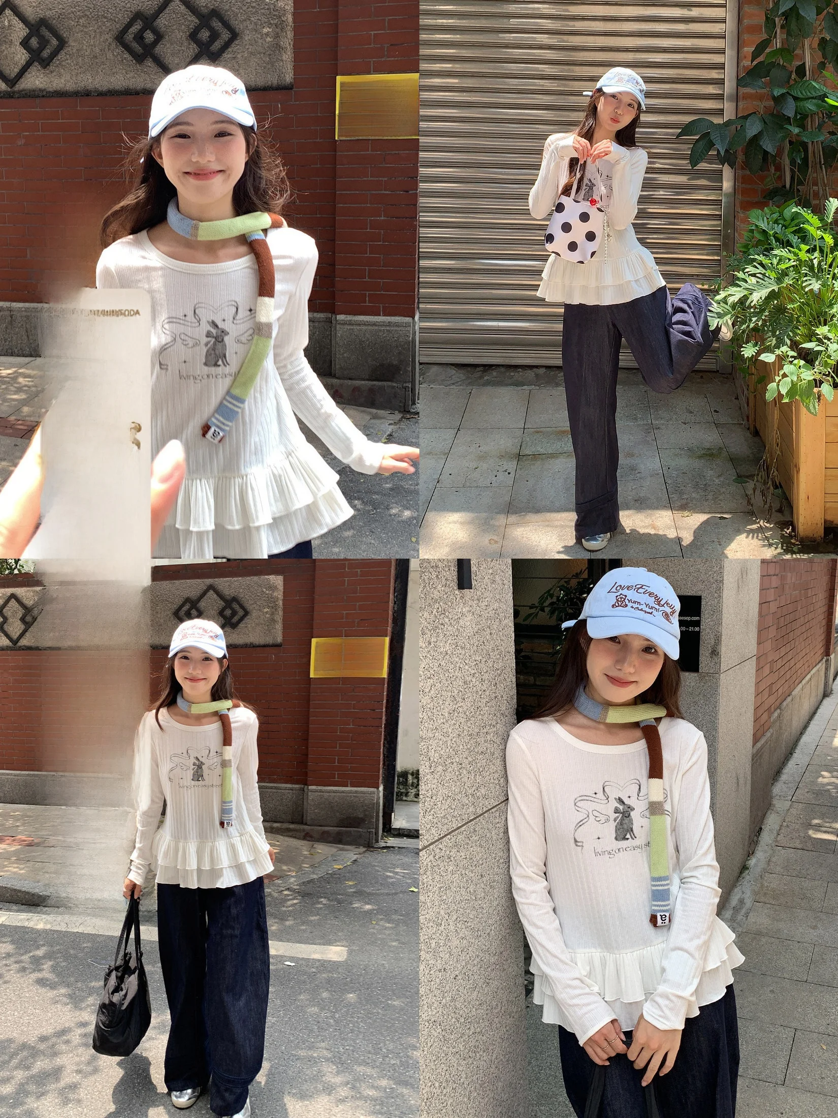 

Футболка Sweet Girl Design с кружевом и длинными рукавами, с принтом, из смесового хлопка и полиэстера, летняя, модная, прямого кроя, однотонная, с перекрестным узором