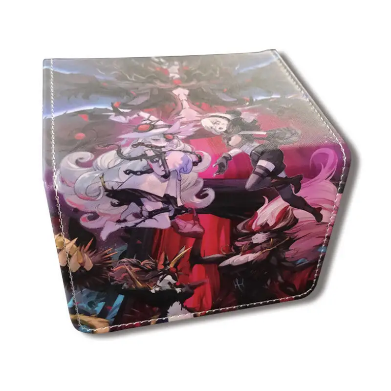 Yu-Gi-Oh! Elzette, Azamina of the White Forest DIY Large Capacity Leather Card Box Thickened Game Collection Card Storage Box