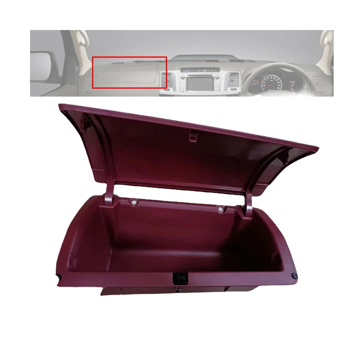 LHD Interior Box Upper Set 55441-0K010 55042-0K020 for Toyota Hilux Vigo Sr5 Mk6 Mk7 2002-2014