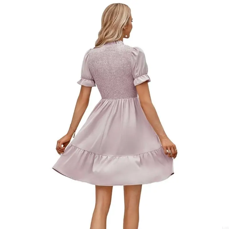 l38e-abito-estivo-da-donna-con-colletto-alla-coreana-abito-boho-casual-a-maniche-corte-con-volant-sull'orlo-a-trapezio