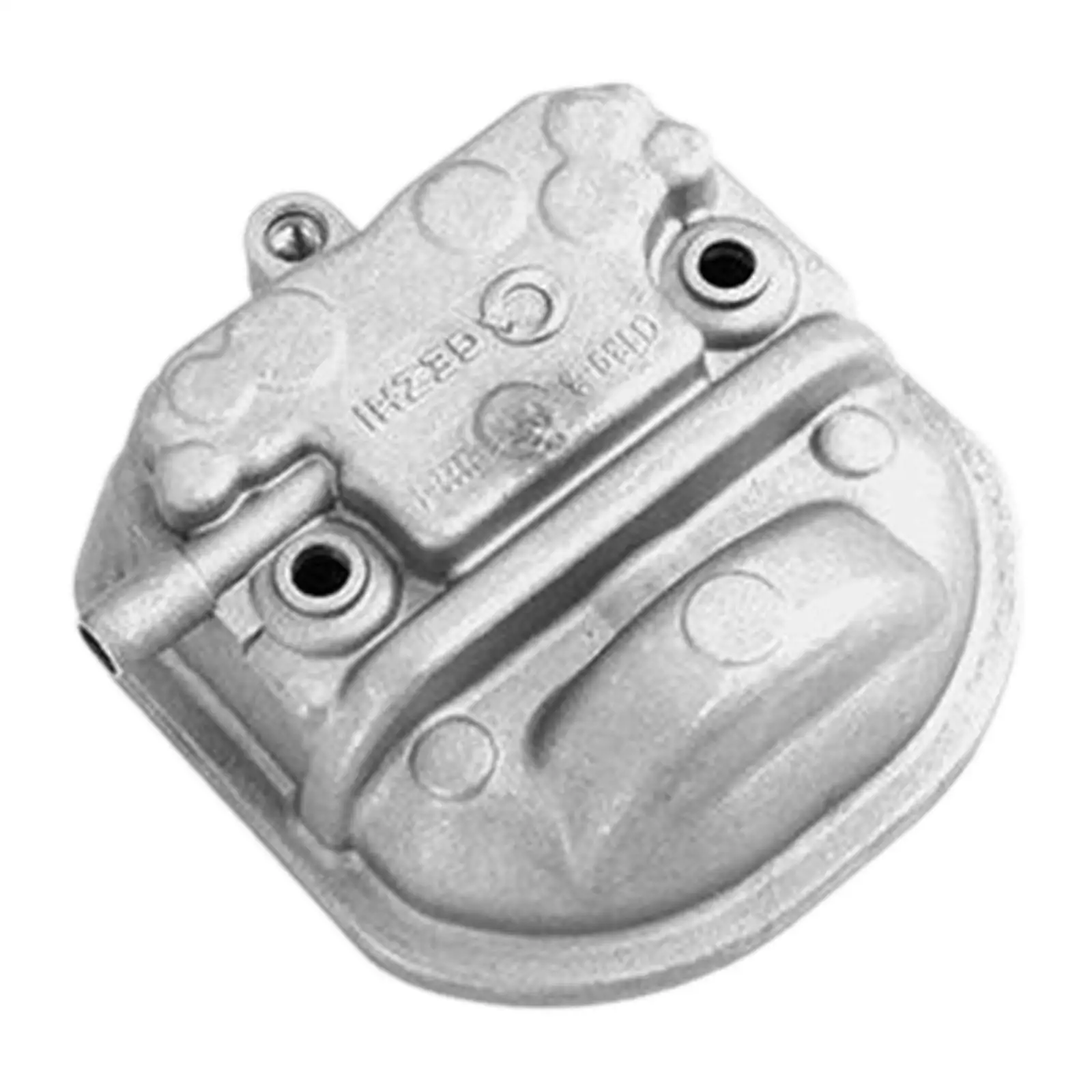 Replacement Aluminum Lawn Mower Valve Cover Brush Cutter Accessory Easy Install Ground Drill Part for Garden Mower Tool Set