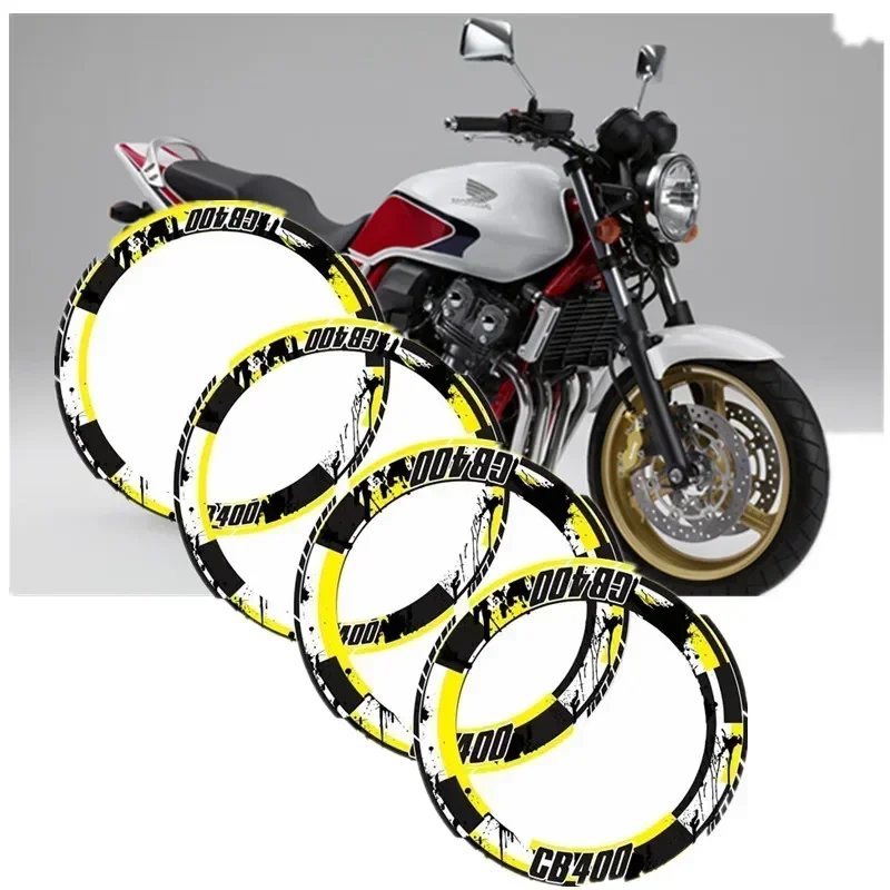 For HONDA CB400 CB 400 Motorcycle Parts Contour Wheel Decoration Decal Sticker - 2