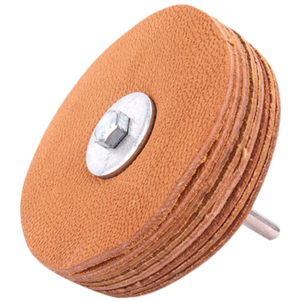 Rotary Tool Compatible Leather Polishing Wheel for For jade Carvers and Jewelry Makers with Dual Diameter Options