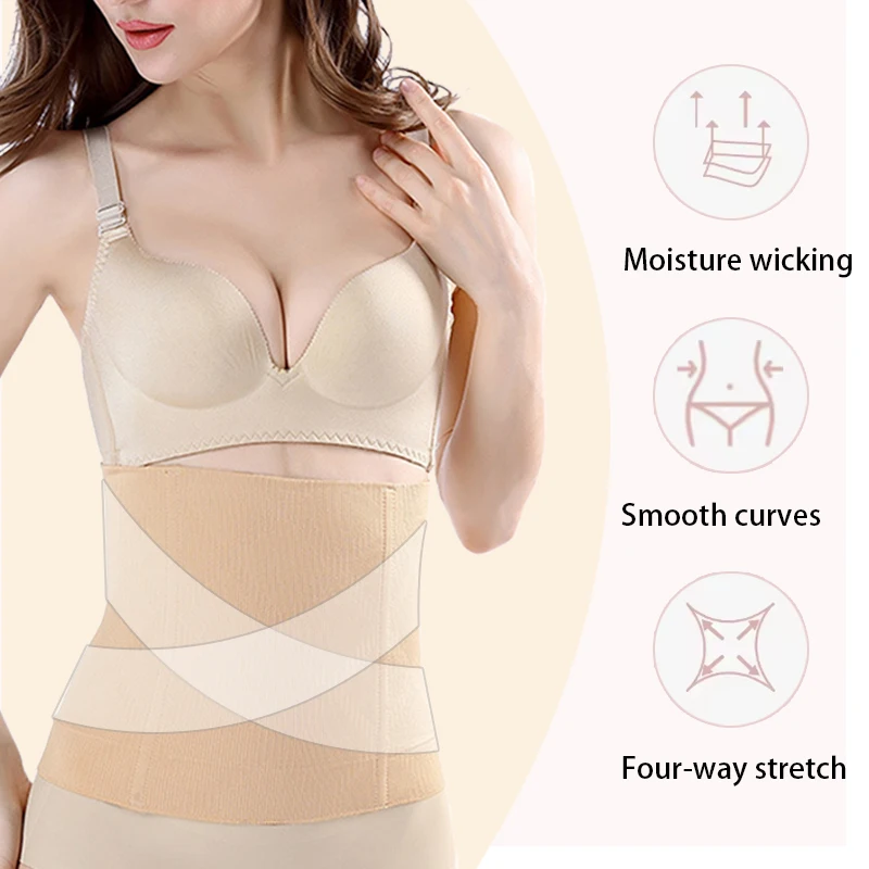 Waist Trainer Slimming Belt Women Gym Fitness Cincher Belly Control Corset Seamless Body Shaper Weight Loss Belly Waist Wrap