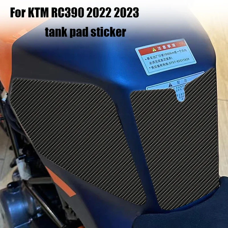 

Motorcycle Tank Traction Pad Anti Slip Sticker Gas Knee Grip Protector For KTM RC390 2022 2023