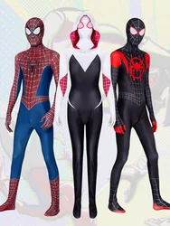 Cosplay Miles Morales Gwen Stacy Sam Raimi Superhero Jumpsuit Carnival boy Girl Costume Adult Child Halloween Cosplay Costume