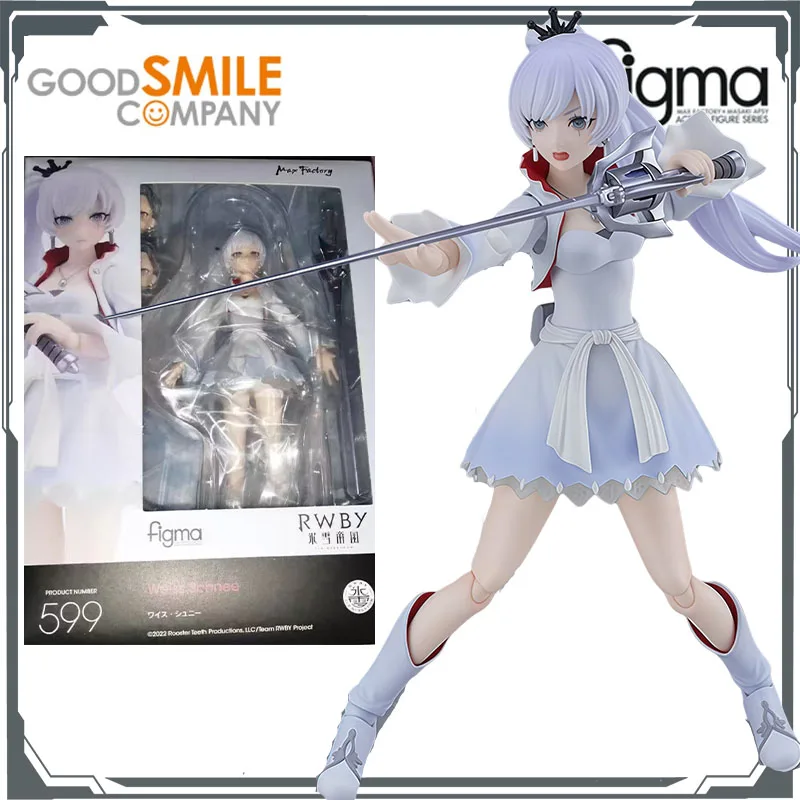 

GSC Original Figma Ice and Snow Empire Weiss Schnee Anime Action Figures Toys for Boy Christmas Gift Collectible Model Ornaments