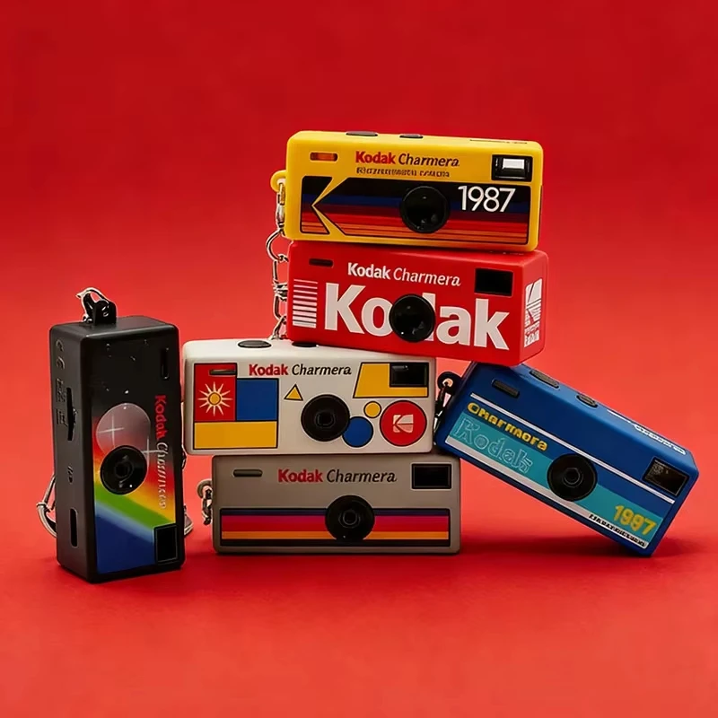 New Kodak Digital Camera Keychain Camera 1987 with Flash Mini Digital Camera 6 Colors Random Color Camera For Gift ﻿Mystery box