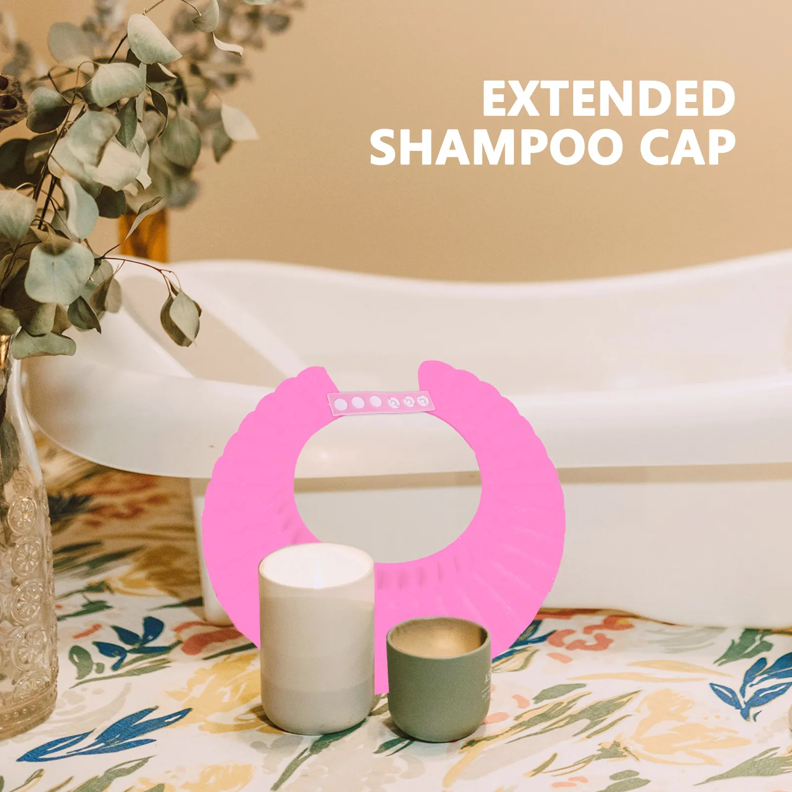 10Pcs Bathing Hat Adjustment Strap Durable Adjustable Extension Strip Practical Shower Cap Accessories Comfortable Fit