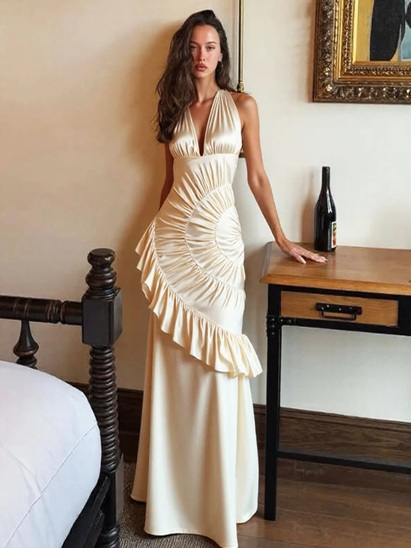 엘리 V넥 행잉 네 드 여성용 엘리 슬리밍 롱 스커트 슬레 H 폴리에스터 원단 폴리에스터 95% 스판덱스 5% 스커트