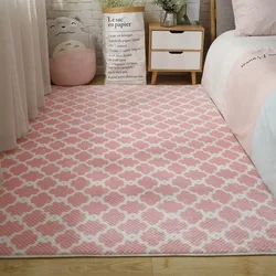 Ins Bedroom, Living Room, Short Plush Carpet, Full of Internet Famous Cute Girl Bedside Carpet, Household Carpet