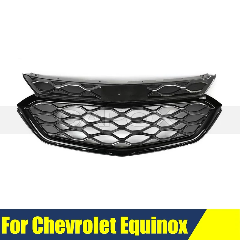 

Версия США, решетка переднего бампера, маска для радиатора Chevrolet Equinox, хромированная решетка, средняя сетка, гоночные грили
