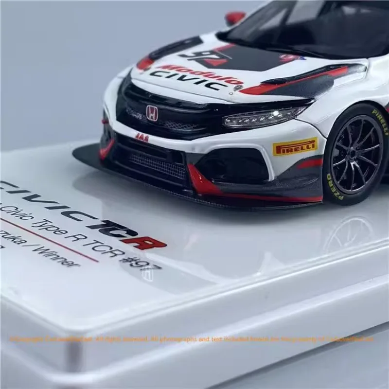 TSM 1/43 Honda Civic Type R #97 Resin Toy Motor Vehicle Diecast Metal Model Gifts