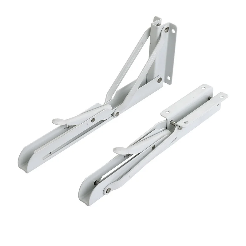 K-type folding triangle bracket wall storage bracket wall hanging white paint thickened triangle bracket hardware accessories