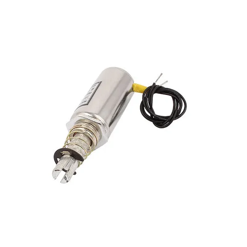 تيار مستمر 12 فولت/DC24V سحب نوع الحركة الخطية أنبوبي الملف اللولبي الكهربائي 1 كجم قوة MQ8-Z12