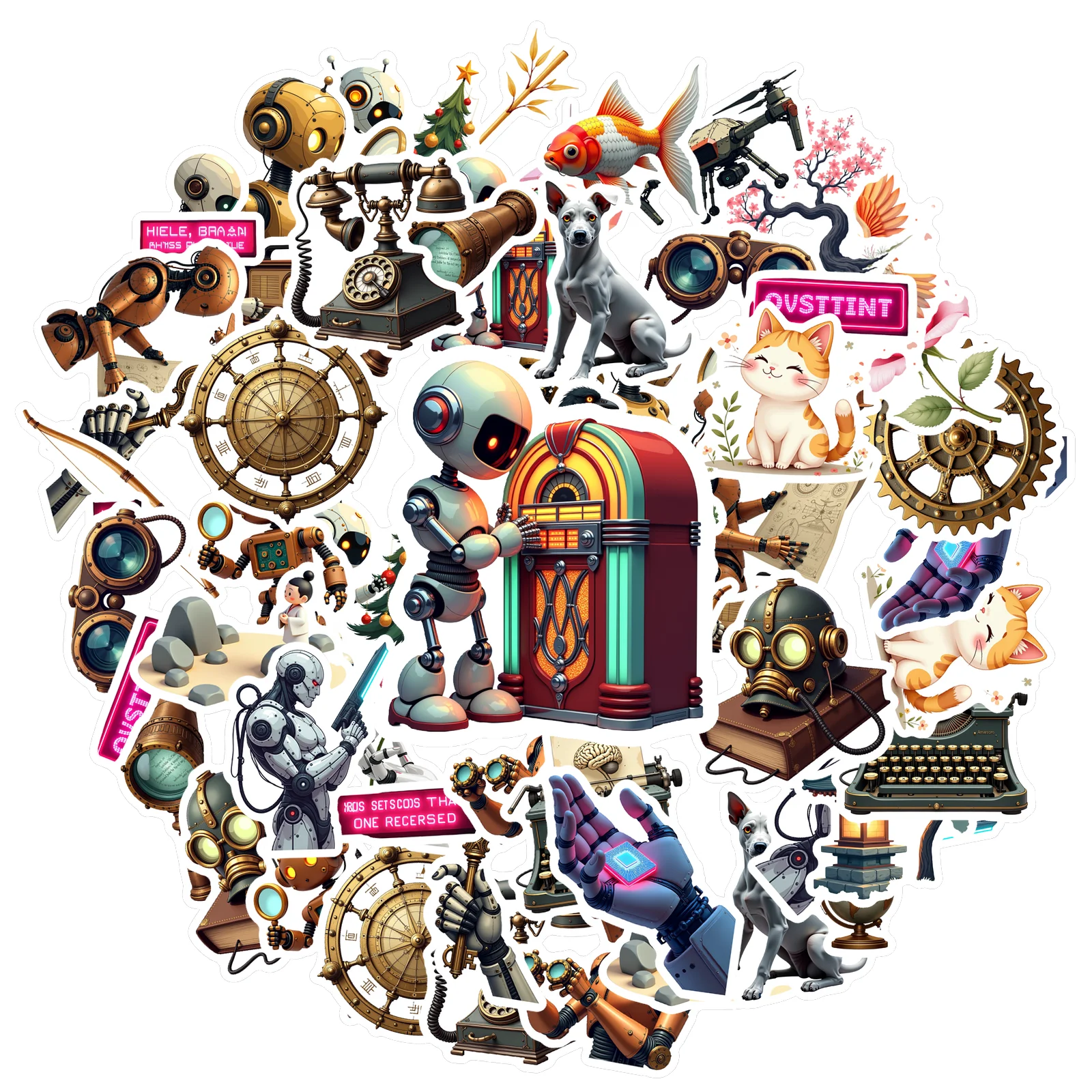 35-100-шт-наклейки-ретро-уникальные-наклейки-канцелярские-наклейки-учитель-награды-наклейки-для-ноутбука-гитара-автомобильная-наклейка