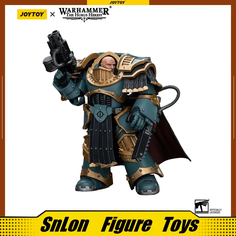 

JOYTOY Warhammer 40k 1/18 Action Figures Sons of Horus Legion Praetor in Cataphractii Terminator Armour Model Toys