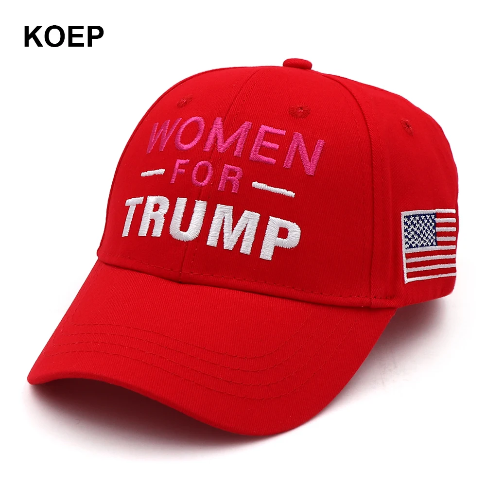 KOEP nowy Donald Trump 2024 czapka USA flaga czapki baseballowe kobiety dla TRUMP czapka typu Snapback haft Drop Shipping