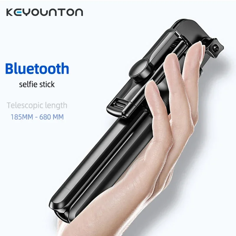 Wireless Bluetooth Selfie Stick Tripod With 360° Rotation Remote For Travel Shooting Smartphone New Hot For iPhone16 15 HuaWei