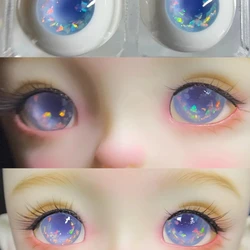 BJD doll eyeballs are suitable for 1/3 1/4 1/6 size Eyes for toys cute blue sparkling diamond eye paste doll accessories