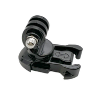 360 Degree Rotate Quick Release Buckle Vertical Swivel Mount Rotating for GoPro Hero 10 9 8 7 6 5 4 SJCAM for Xiaomi Yi Camera