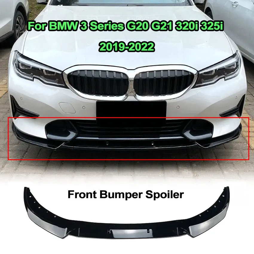 

Для BMW 3 серии G20 G21 320i 325i 2019-2022 автомобильный передний бампер, передний разделитель губ, диффузор, комплект кузова, модификация внешней защиты