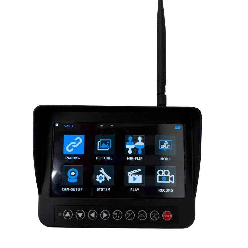 Polegadas 5.8G 1080P 500m 30m DetectorVídeo Subaquático Peixe 7