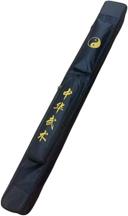 Taichi Sword Carrying Bag - Chinese Kung Fu Sword Bag Single and Double Layer Sword Carrying Case Martial Arts Weapons Case Swor