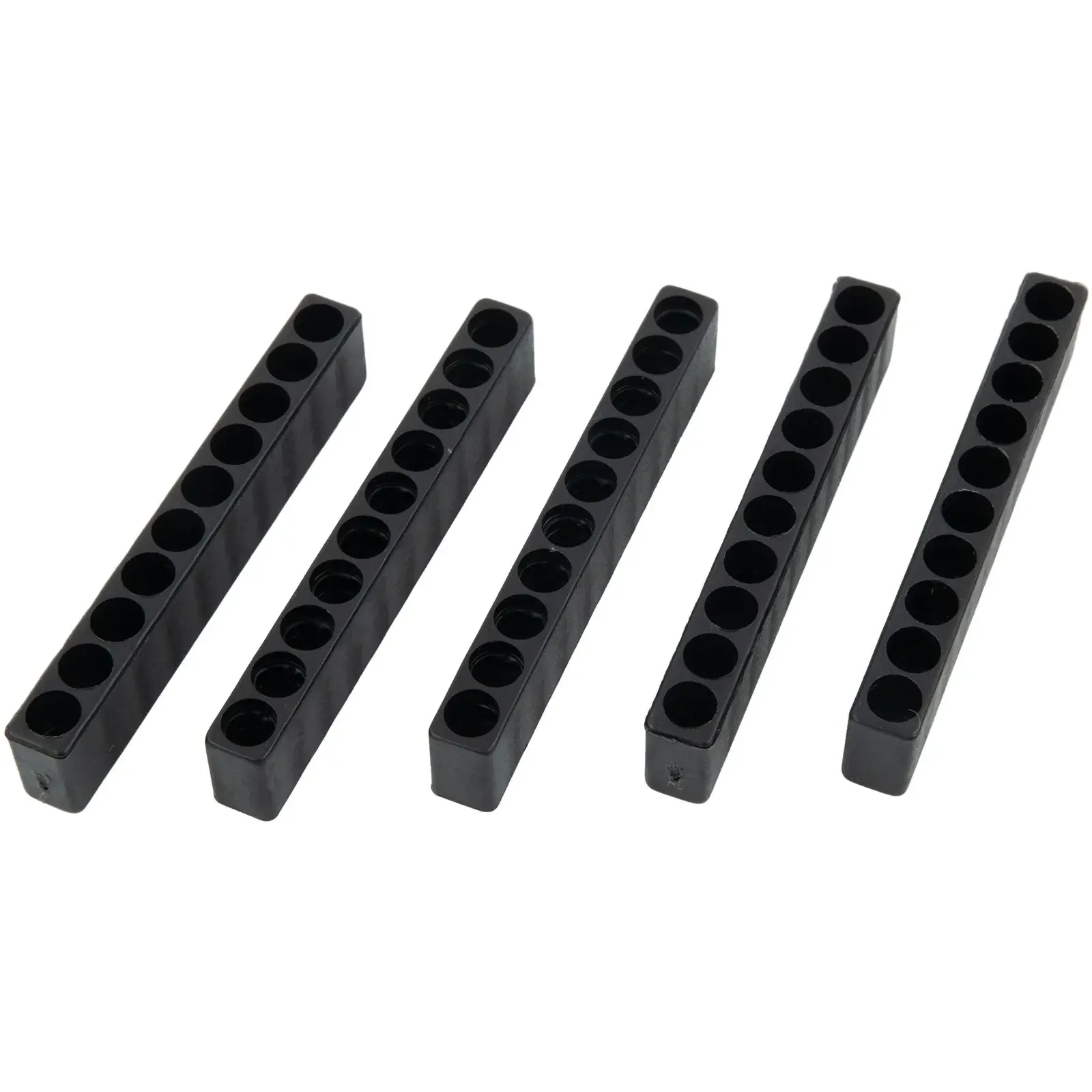 

Workshop Equipment Screwdriver Holder 5pcs Black Easy To Organize High Quality Applicable To 1/4inch Hex Tool Approx