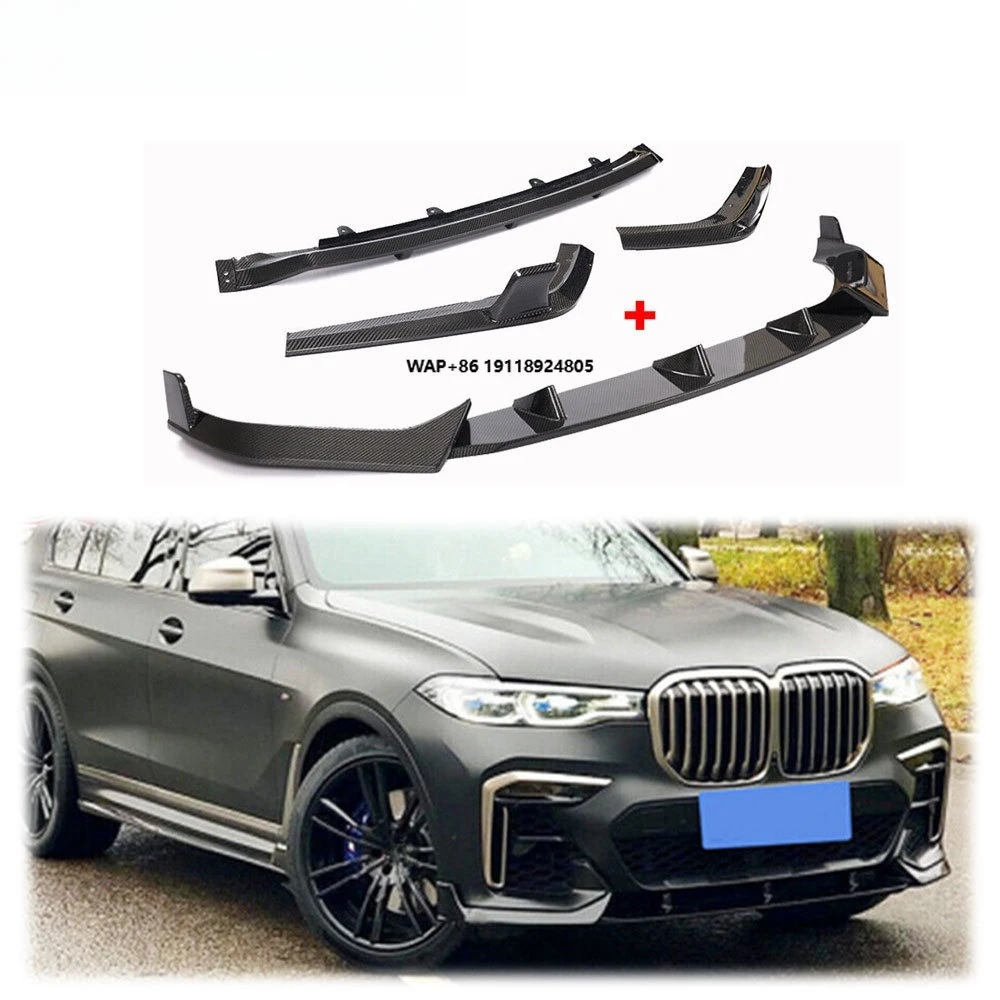 

For 2019-2021 X7 G07 M-SPORT Carbon Front Lip Spoiler Rear Bumper Diffuser
