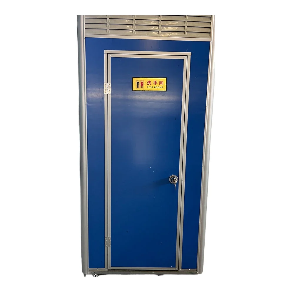 Sandwich panel portable toilet for school use, environmentally friendly outdoor shower bathroom, park