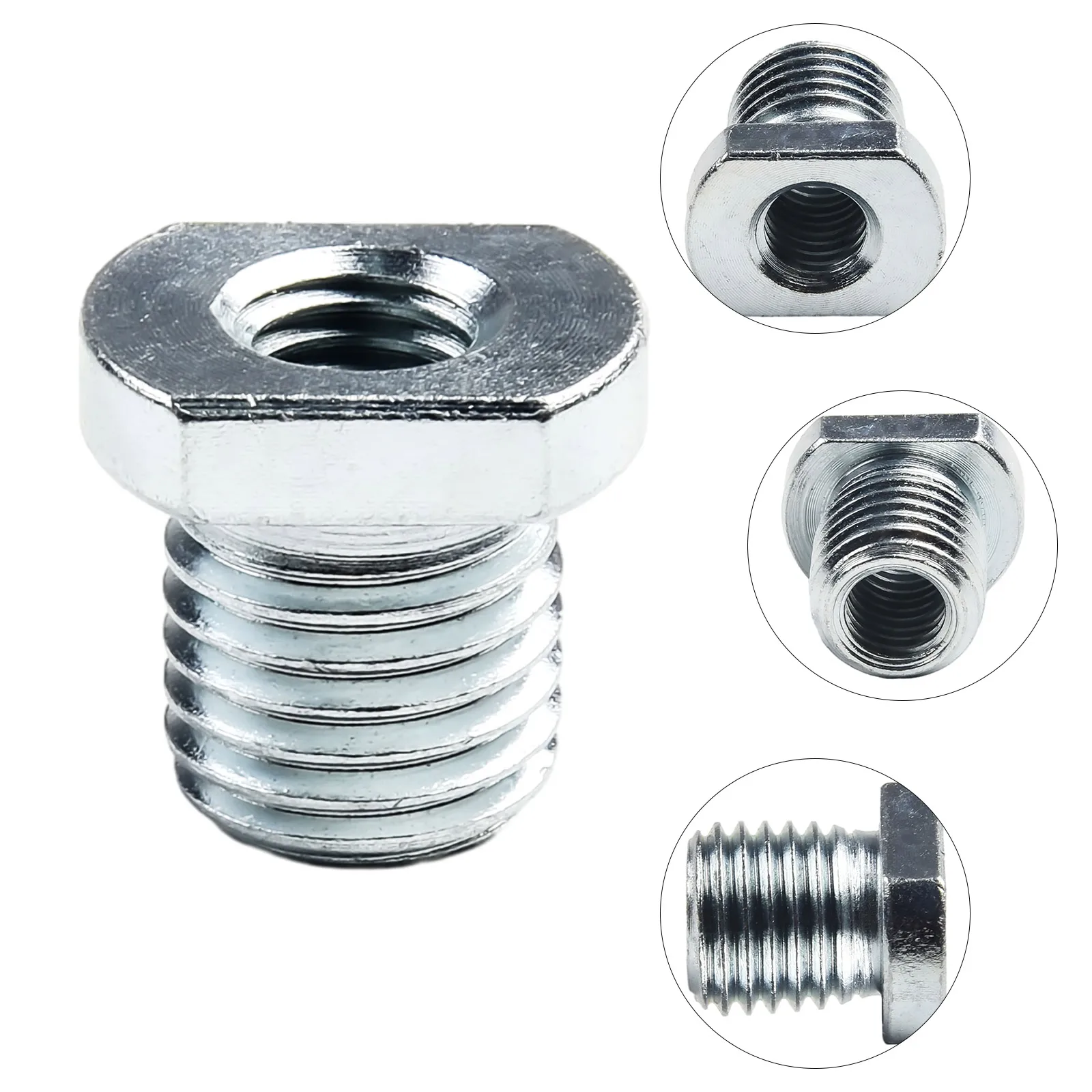 

1PC Threaded Conversion Connector For Angle Grinder Polishing Adapter Inner M10 Outer M14/M16 Screw Interface Connection Rod