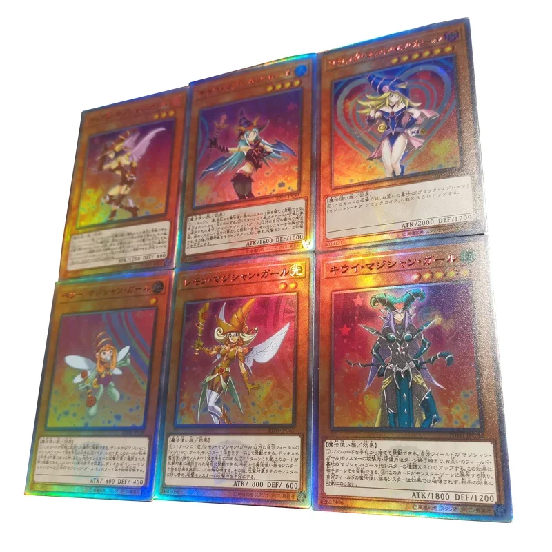 Yu-Gi-Oh Cards Black Magician Girl DIY Knight Boy anime collectible card Christmas birthday present Called by the Grave