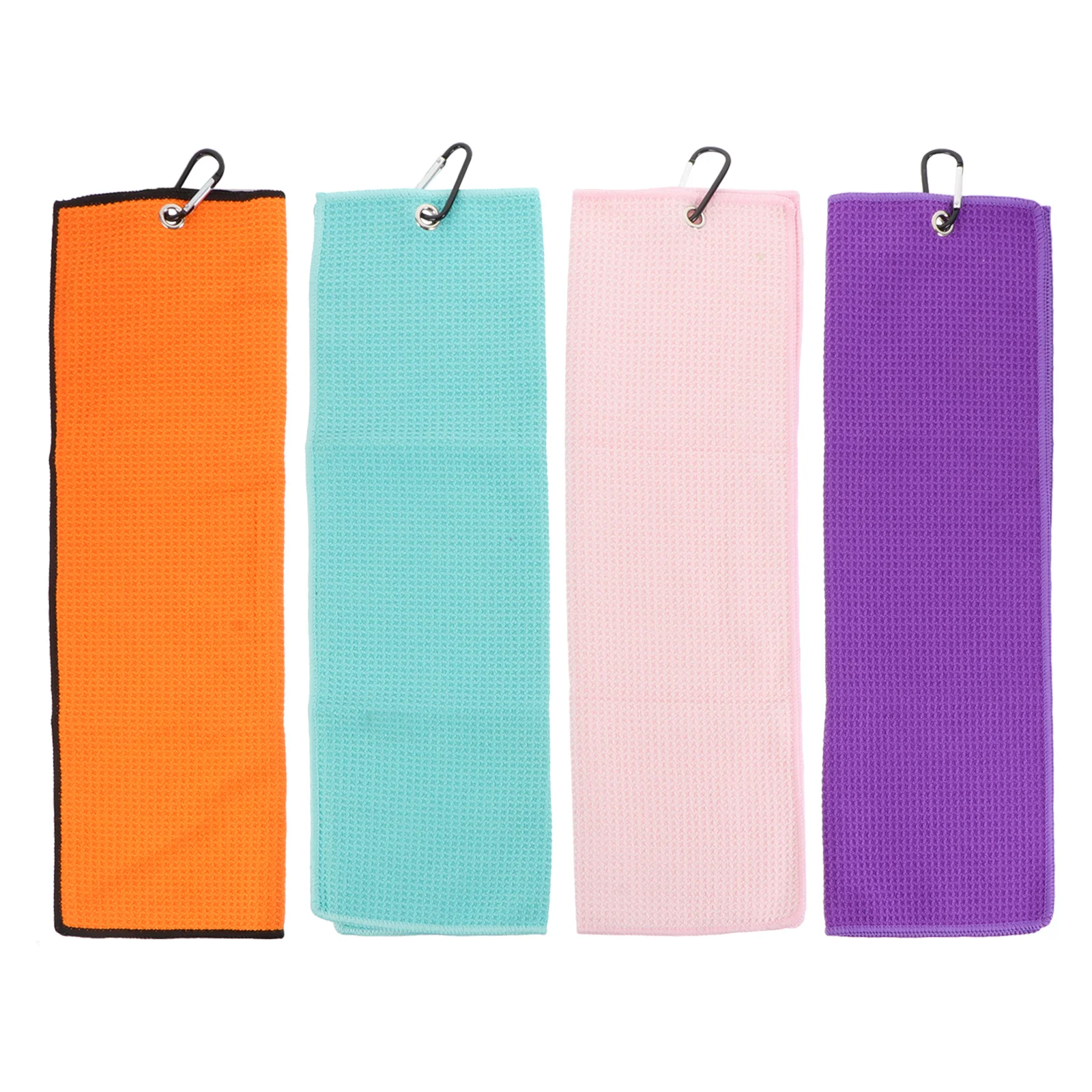 

4Pcs Golfing Balls Towel High Performance Polyester Fast Drying Lightweight Portable for Golfing Mountaineering Camping Travel