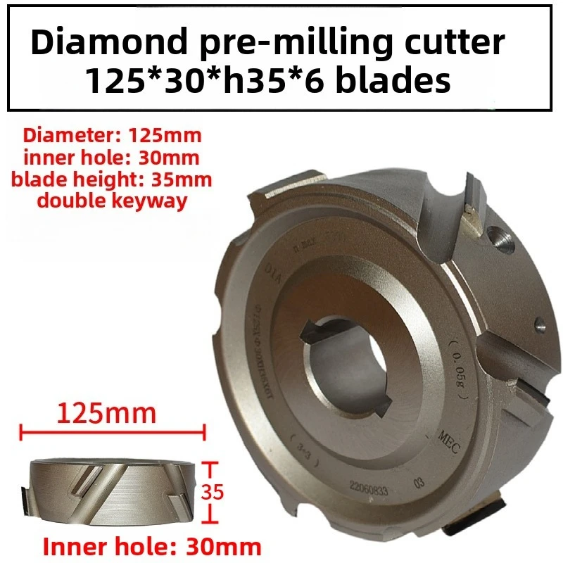 Diamond Pre-Milling Cutter Edge Banding Machine Woodworking PCD Tool Rough Fine Trimming Knife for Wood Panel Edge Banding