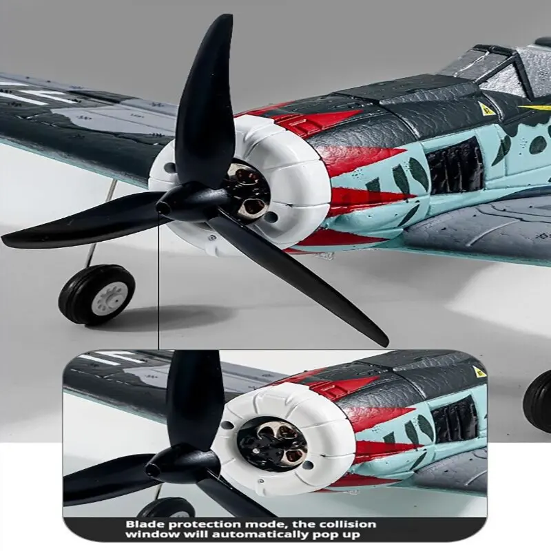 FW190 طائرة مزودة بجهاز للتحكم عن بُعد 2.4G 4CH RC مقاتلة مع محرك بدون فرشاة 290 مللي متر ثابت جناحيها رغوة RC حيلة طائرة شراعية RC هدية
