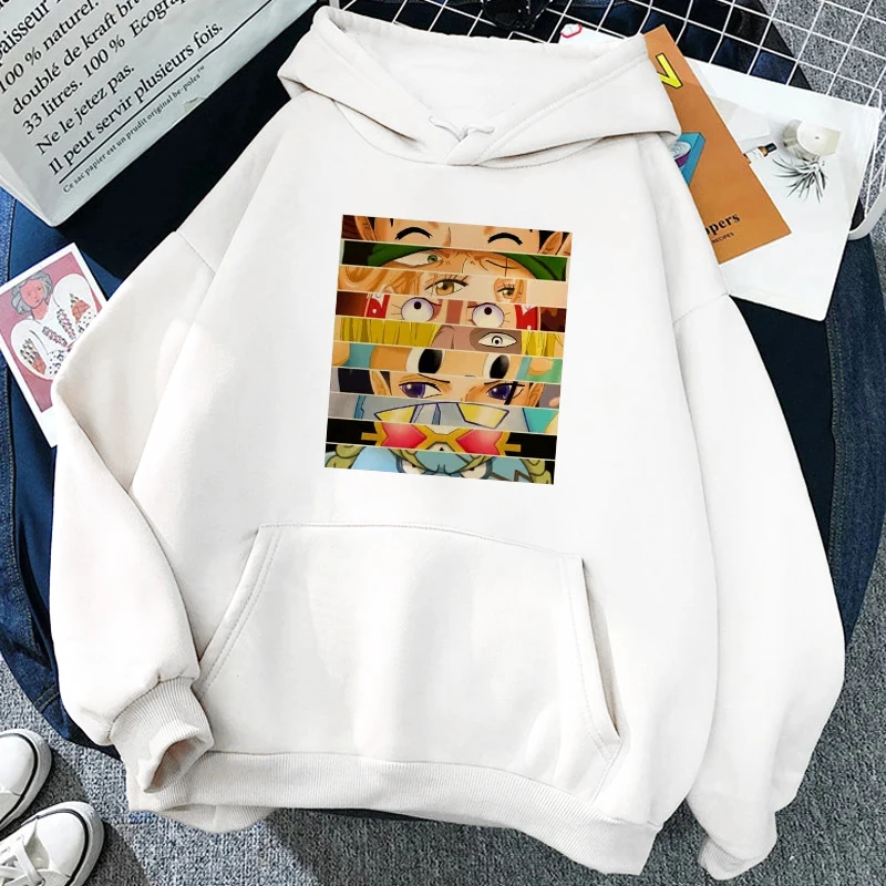 Manga One Piece Gear 5 Hoodie Women Funny Loose Fleece Cartoon Luffy Sweatshirts Ullzang Japanese Anime 90s Graphic Sweatshirt