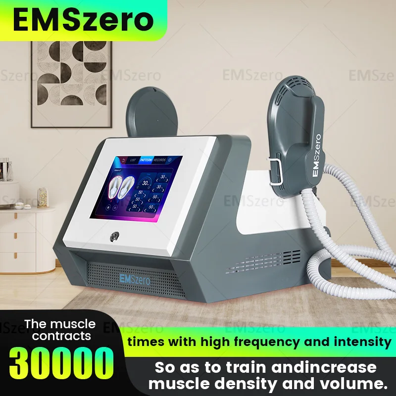 Professional 15 Tesla 6500W Emszero RF Machine Electromagnetic Sculpt EMS Body Shaping Machine Slimming and Fat Burning 200HZ