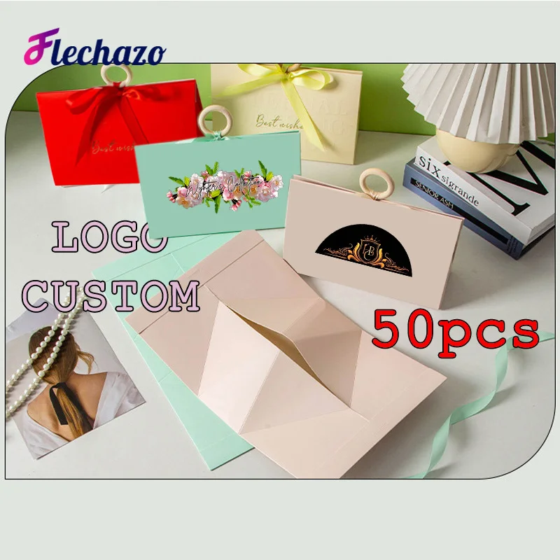 

Недорогие подарочные коробки для вечеринок и свадеб, 100 шт., оптом, с возможностью нанесения логотипа, коробки для упаковки волос, коробки для хранения париков