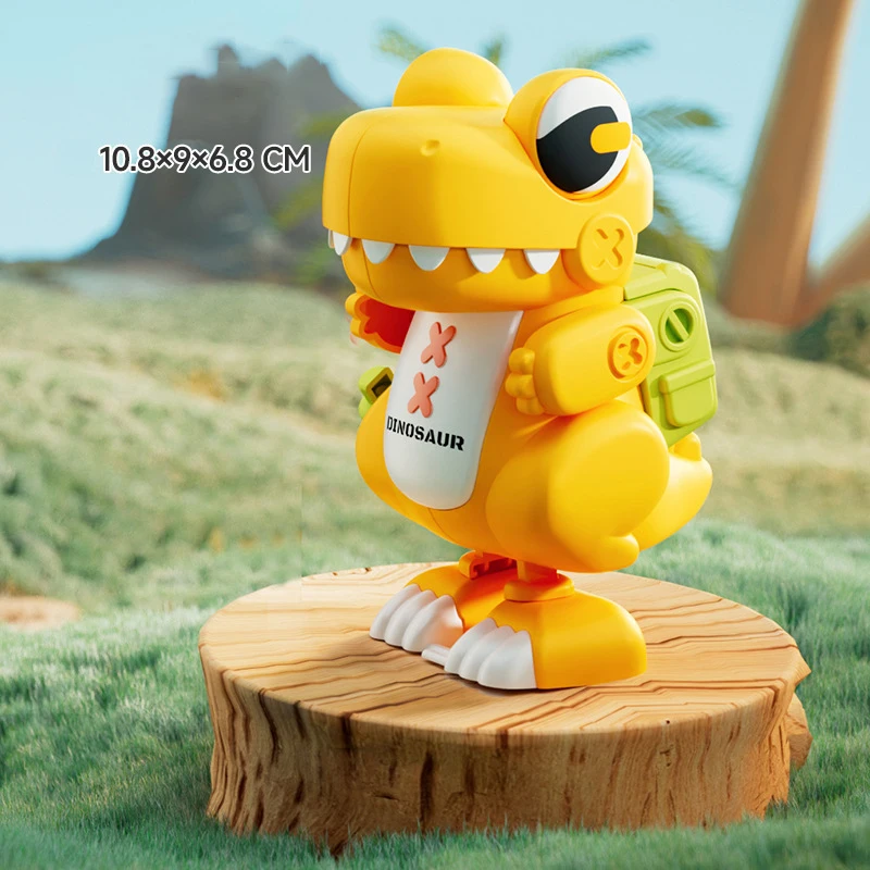 1Pcs Novelty Cartoon Dinosaur Clockwork Dinosaur Toys Creative Wind Up Walking Toy Kids Educational Toy Boys Girls Birthday Gift