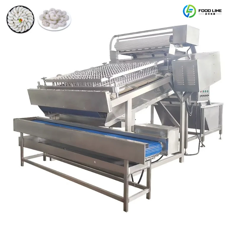 Industrial Automatic Shrimp Peeler Machine Shell Removing Equipment for Commercial Seafood Factory