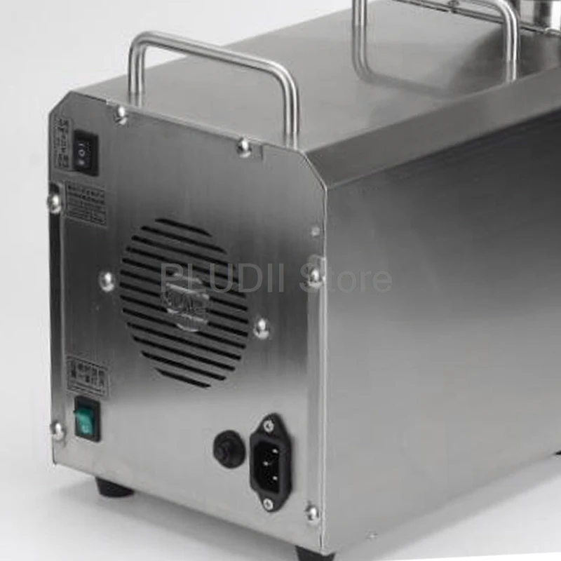 Pressa per olio in acciaio inossidabile da 750 W 6-9 kg/ora per uso domestico commerciale con grande tramoggia e estrattore per pressa per olio a caldo freddo