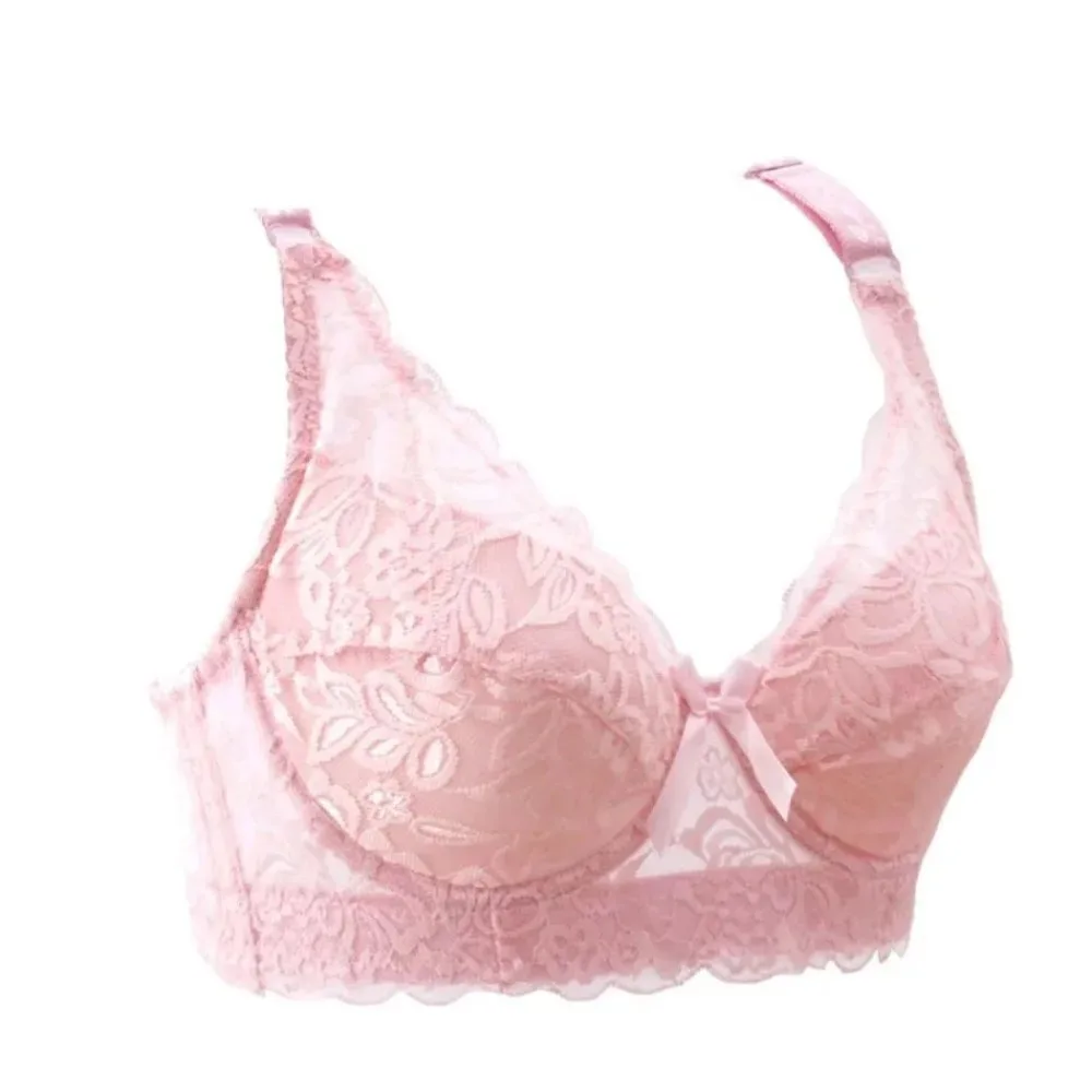 Soutien-gorge push-up en dentelle sans couture pour femme, sous-vêtement sexy, soutien-gorge grande taille, bralette à armatures