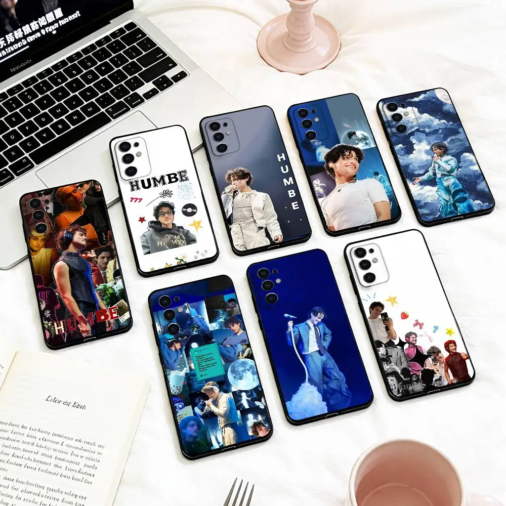 

H-Humbe DDC Phone Case For Samsung S 25,24,23,22,30,21,10,9,Ultra,Plus,Lite,FE,4,5 G Soft Black Case
