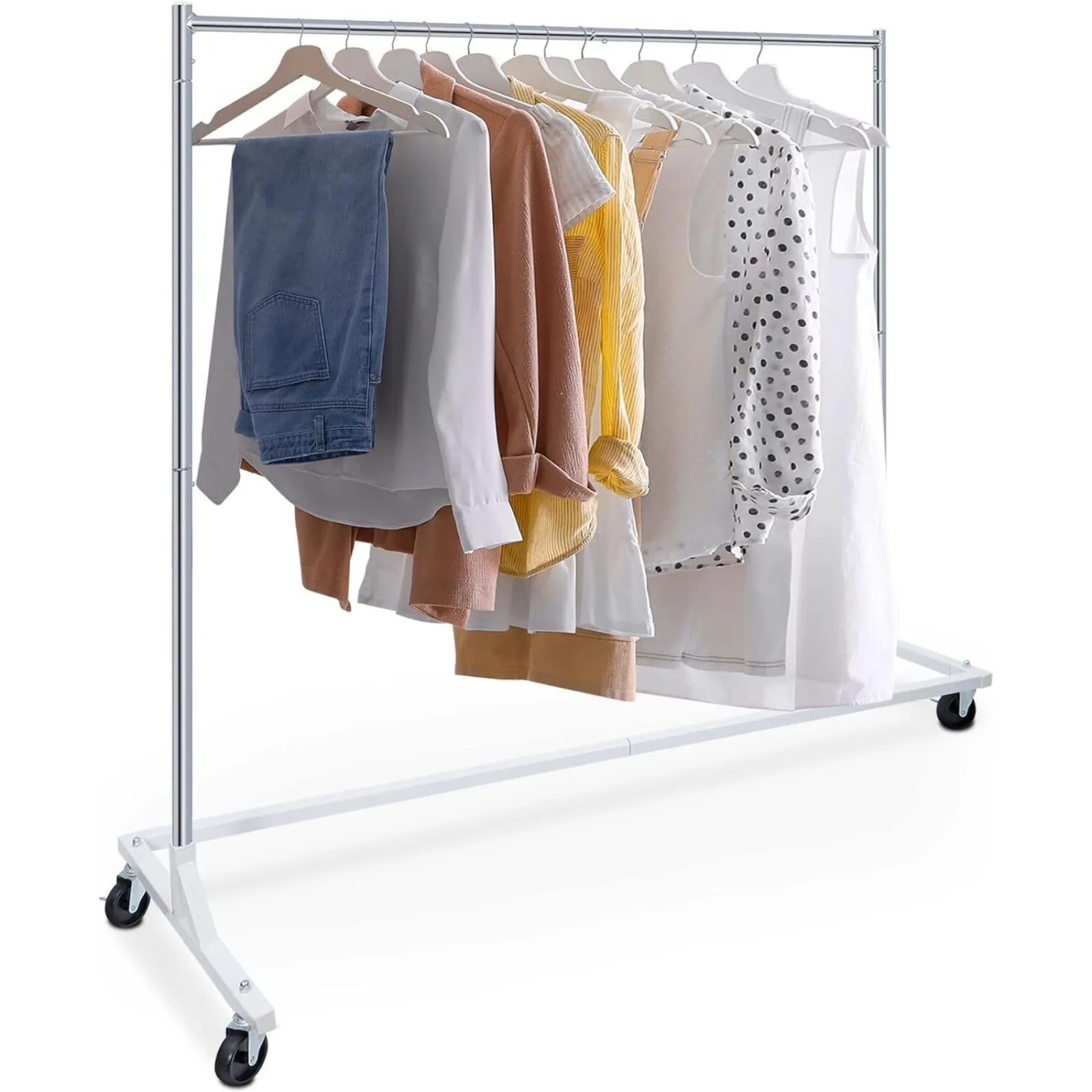 

Commercial Clothes Rack Z Base Garment Rack Industrial Clothing Rack on Wheels United States