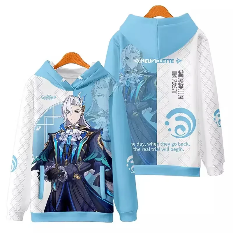 لعبة تأثير نيوفيليت هوديي نيوفيليت تأثيري حلي للجنسين ثلاثية الأبعاد مطبوعة الجمجمة مقنعين معطف الموضة لربيع الخريف