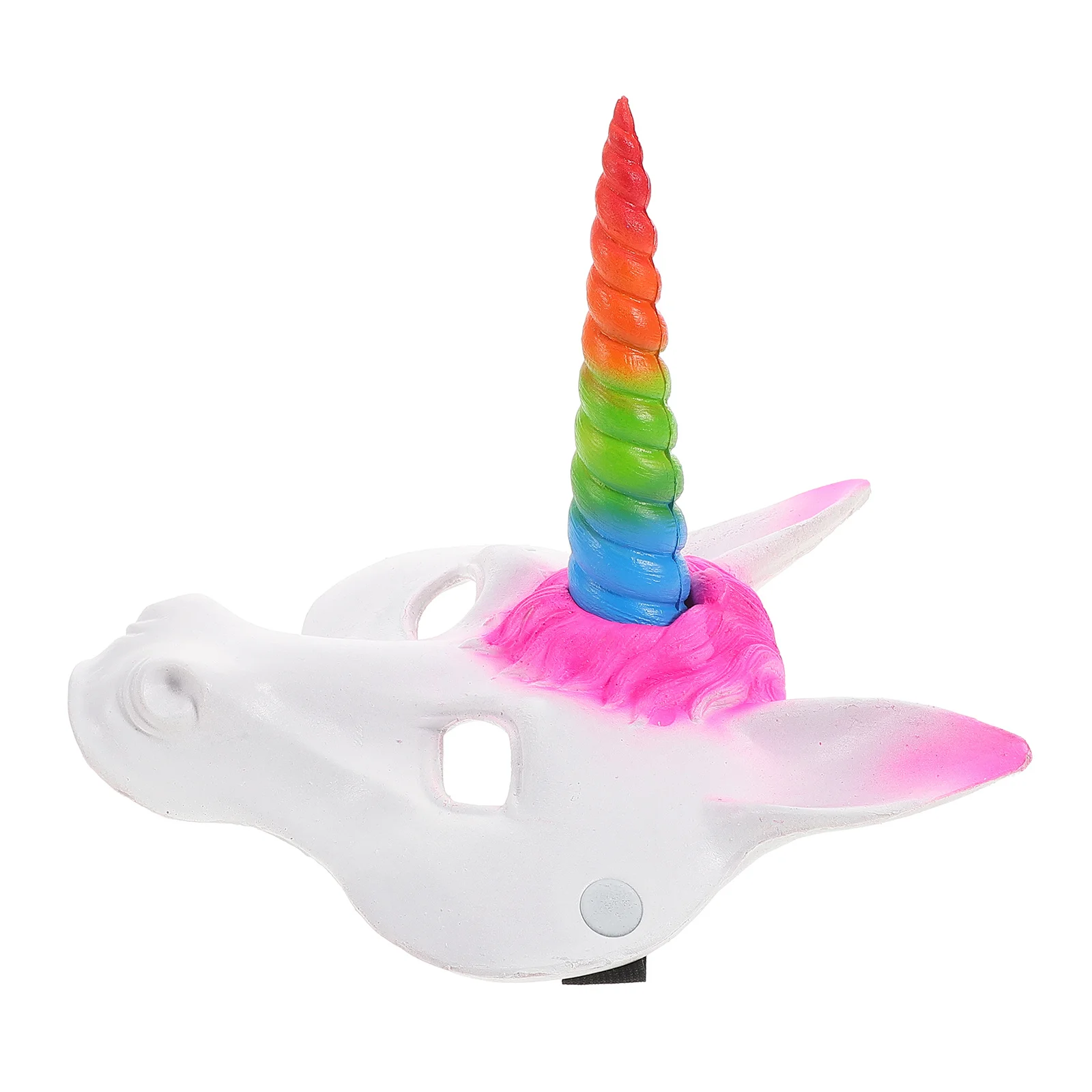 

Halloween 3D Unicorn Mask Lightweight PU Foam Vibrant Colors Funny Masquerade Ball Mardi Gras Party Decorations