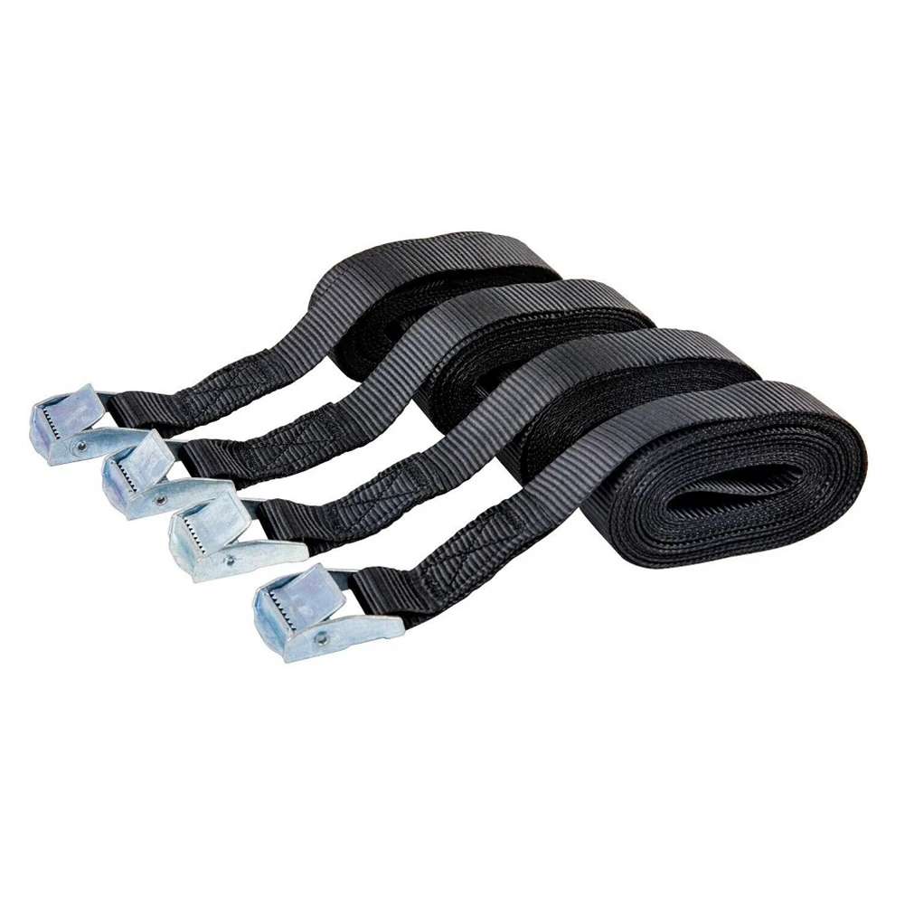 Cargo Straps Lashing Strap Zinc Alloy Nylon With Cam Buckle Ratchet Tie Downs Strapping Cargo Trailer Management